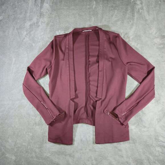 Tart Open Front Womens Cardigan Crop Size Medium Academia Corpcore Lagenlook - Picture 2 of 11